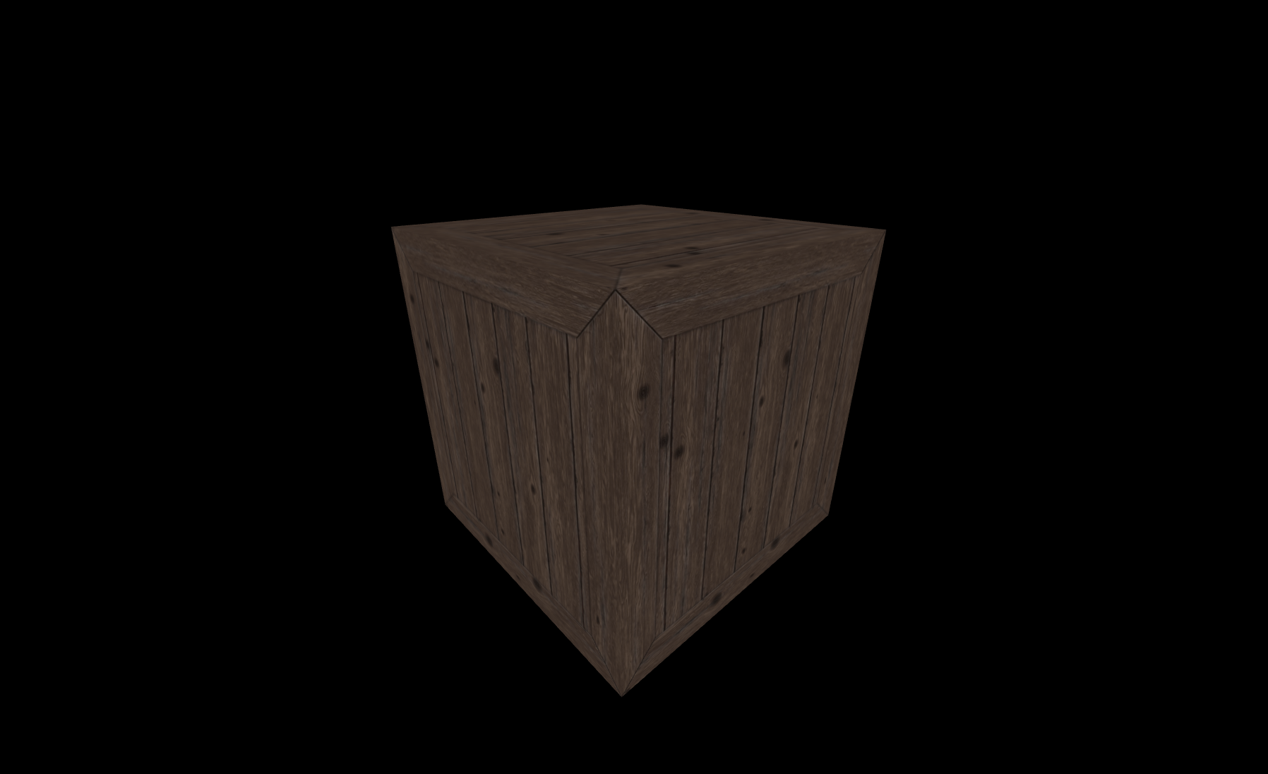 Cube under ambient light